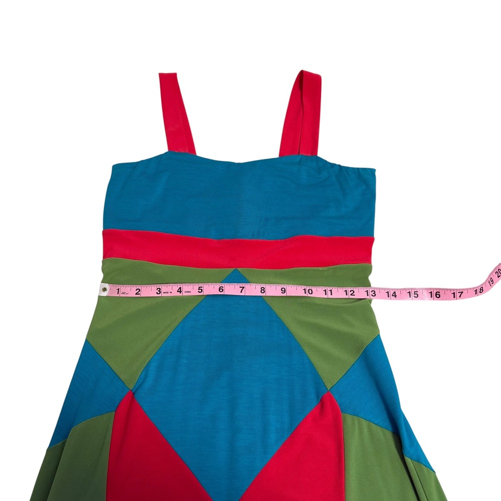 Joseph Ribkoff | Maxi Dress Multicolour Colourblock Geometric Size 2 - Picture 10 of 13